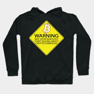 Spontaneously Crypto Front Print Hoodie